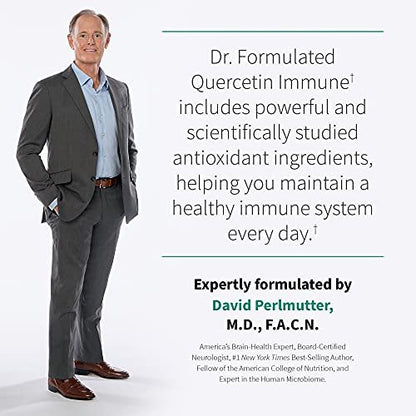 Garden of Life Quercetin Täglich – Immunsystem-Unterstützung mit Vitamin C, D & Probiotika – Dr. Formuliert – 30 Tabletten