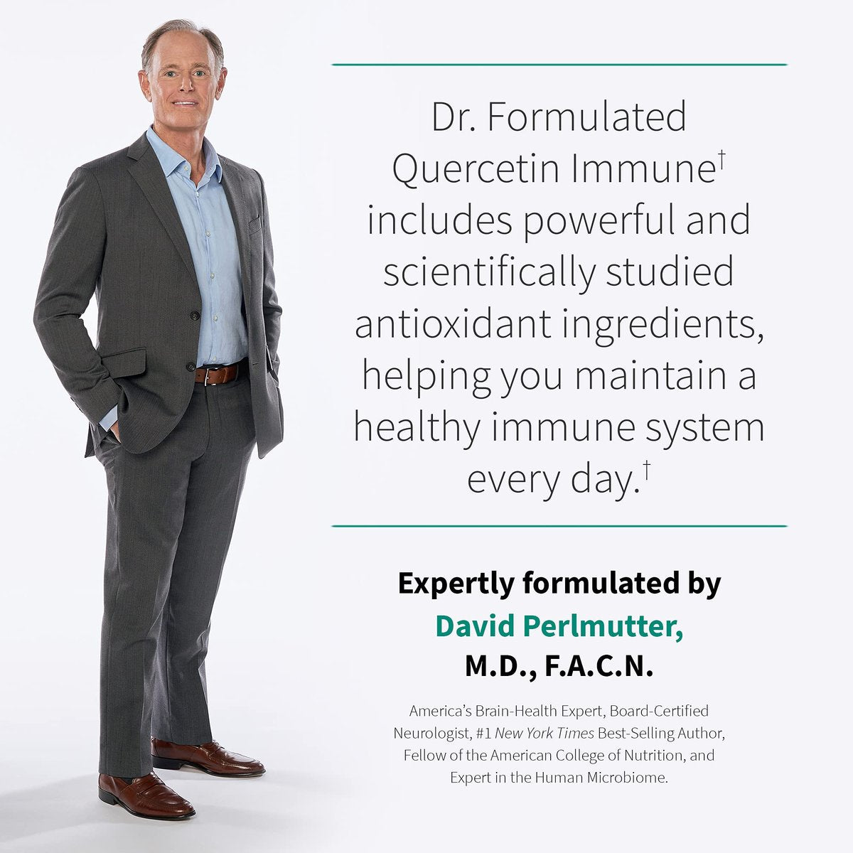 Garden of Life Quercetin Täglich – Immunsystem-Unterstützung mit Vitamin C, D & Probiotika – Dr. Formuliert – 30 Tabletten