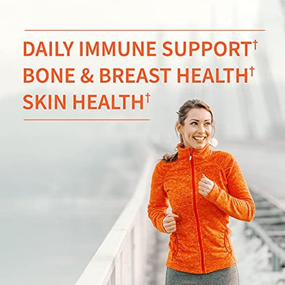 Garden of Life Dr. Formulated Vitamin D3 & Zink Quercetin Tagesergänzung – Immununterstützung & Brustgesundheit, Non-GMO, Glutenfrei, 30 kleine Tabletten