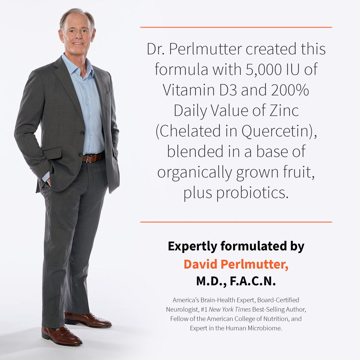 Garden of Life Dr. Formulated Vitamin D3 & Zink Quercetin Tagesergänzung – Immununterstützung & Brustgesundheit, Non-GMO, Glutenfrei, 30 kleine Tabletten