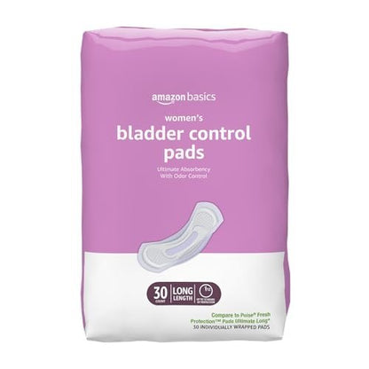 Inkontinenz-Einlagen für Damen, Lang, Postpartum, Blasenkontrolle, Ultimative Saugfähigkeit, Frischeschutz, Duftneutral, 30 Stück