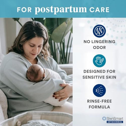 SkinSmart Antimicrobial Reinigungsspray für die Intimhygiene – 237 ml, ideal für Inkontinenzpflege und Wochenbett, entfernt Bakterien