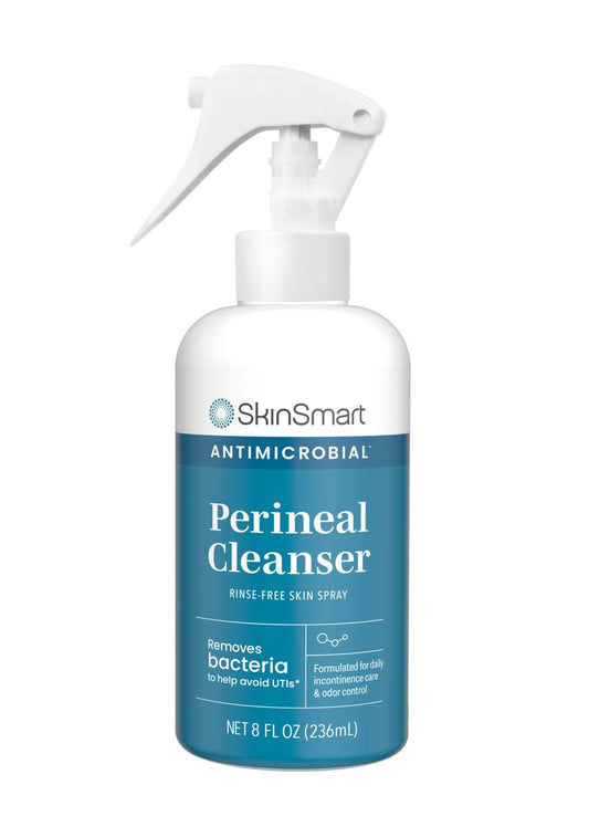 SkinSmart Antimicrobial Reinigungsspray für die Intimhygiene – 237 ml, ideal für Inkontinenzpflege und Wochenbett, entfernt Bakterien