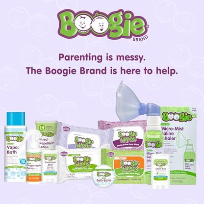 Boogie Antibakterielle Handtücher ohne Alkohol, hypoallergen mit feuchtigkeitsspendender Aloe, für Kinder und Erwachsene - 30 Tücher (2er-Pack)