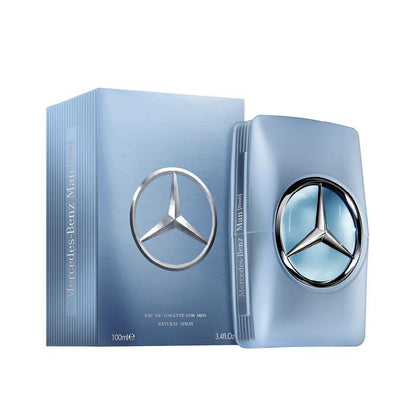 Mercedes-Benz Man Fresh Eau de Toilette für Herren – Lang anhaltendes Herrenparfüm mit Bergamotte und Zedernholz – 3,4 oz