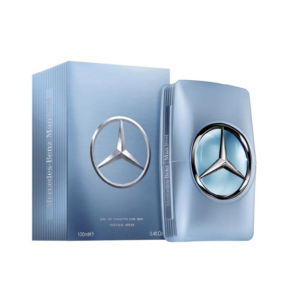 Mercedes-Benz Man Fresh Eau de Toilette für Herren – Lang anhaltendes Herrenparfüm mit Bergamotte und Zedernholz – 3,4 oz