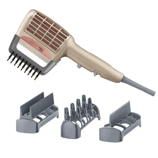 INFINITIPRO BY CONAIR 4-in-1 Frizz Free Styling Haartrockner, 1875W mit 4 Aufsätzen