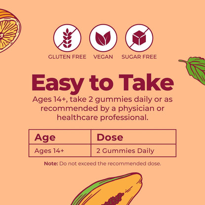 MARYRUTH'S Multivitamin Gummies für Männer | Vitamin A, C, D, E, B6, B12, Biotin, Zink | Energie-Stoffwechsel | Immunsystem | Knochengesundheit | Zelluläre Gesundheit | Vegan | Ohne Gentechnik | Gluten- & zuckerfrei | 60 Stück