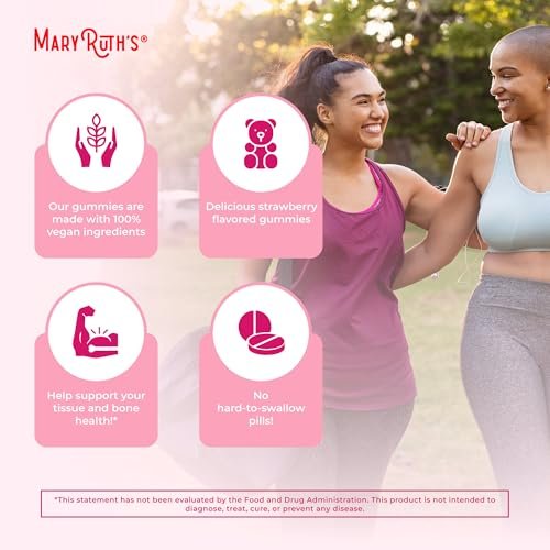 MaryRuth Organics Immun-Unterstützung Multivitamin Gummis für Frauen | Zuckerfrei | Vegan | 60 Stück