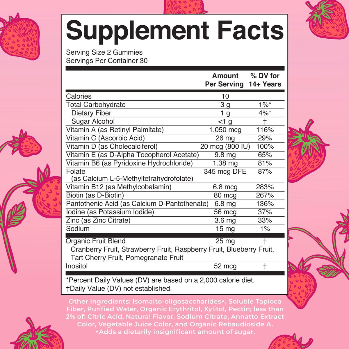 MaryRuth Organics Immun-Unterstützung Multivitamin Gummis für Frauen | Zuckerfrei | Vegan | 60 Stück