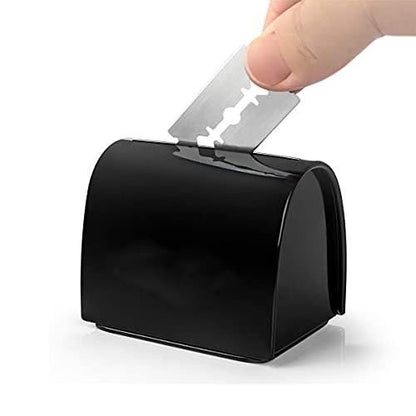Grandslam Rasier-Set für Herren – Sicherheitsrasierer mit 10 Klingen, Rasierpinsel, Ständer, Seifencreme, Edelstahlschale und Canvas-Leder-Dopp-Kit-Geschenkset