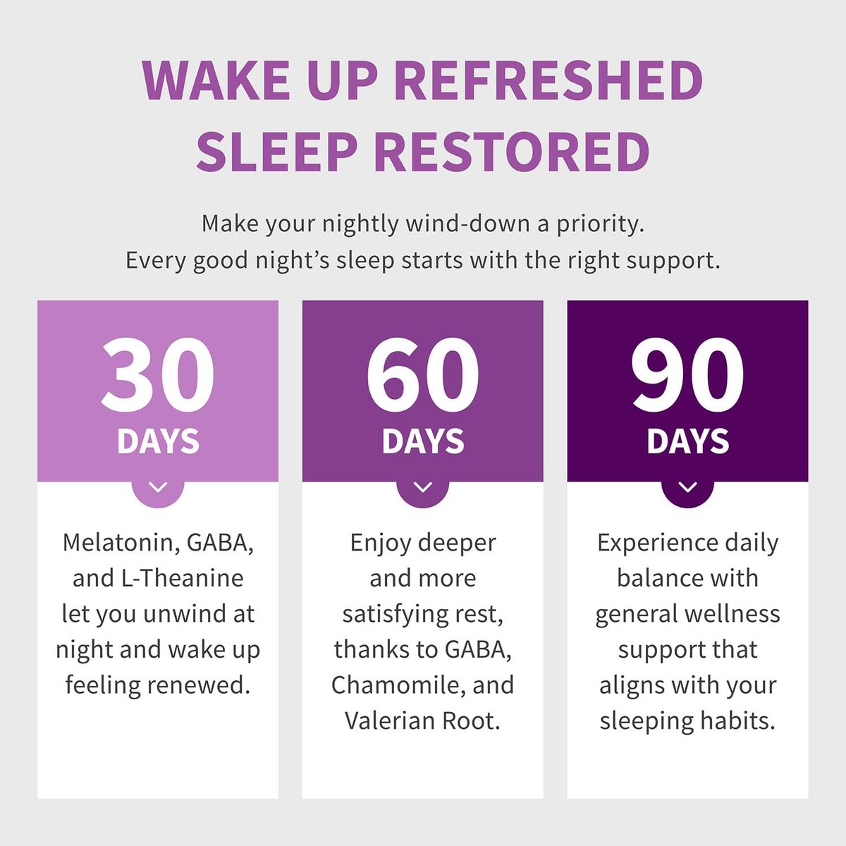 12-in-1 Melatonin Schlafkapseln - Natürliche Schlafhilfe für Erwachsene mit Melatonin 5mg und Magnesiumglycinat 500mg, Schlafmittel mit Ashwagandha, L-Theanin, Baldrianwurzel, GABA, 5-HTP (90 Kapseln, Packung mit 1)