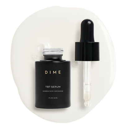 DIME Beauty TBT Serum – Anti-Aging Gesichtsserum mit Bakuchiol, Niacinamid und Mandelsäure – Retinol-Alternative gegen feine Linien und Falten – vegan, tierversuchsfrei – 30 ml