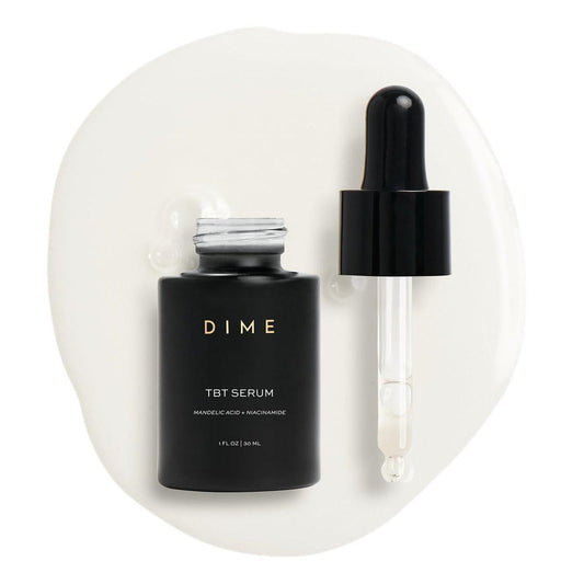 DIME Beauty TBT Serum – Anti-Aging Gesichtsserum mit Bakuchiol, Niacinamid und Mandelsäure – Retinol-Alternative gegen feine Linien und Falten – vegan, tierversuchsfrei – 30 ml
