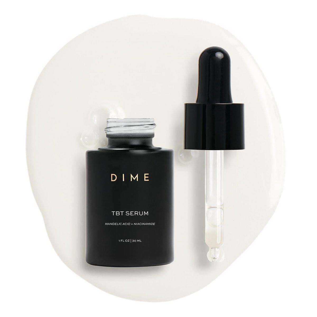 DIME Beauty TBT Serum – Anti-Aging Gesichtsserum mit Bakuchiol, Niacinamid und Mandelsäure – Retinol-Alternative gegen feine Linien und Falten – vegan, tierversuchsfrei – 30 ml