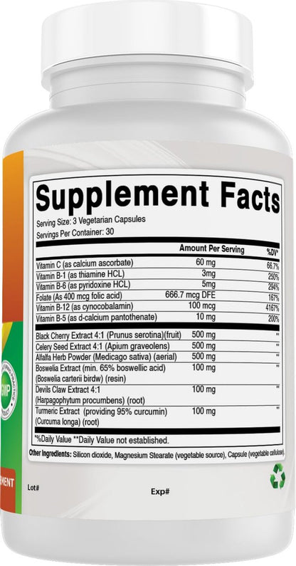 Best Naturals Harnsäure-Reinigung Vitamine für Männer und Frauen – 90 vegane Kapseln