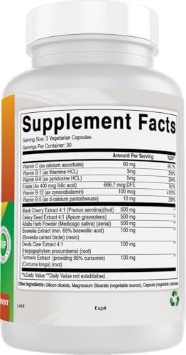 Best Naturals Harnsäure-Reinigung Vitamine für Männer und Frauen – 90 vegane Kapseln
