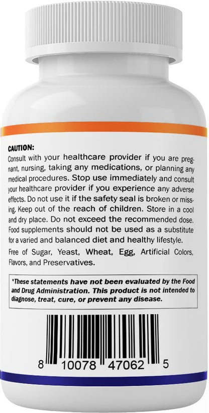 Vitamatic Folsäure 5 mg (5000 mcg) – 120 vegane Tabletten pro Flasche | Packung mit 2 (insgesamt 240 Tabletten) Vitamin B9 (Folat) | Unterstützt Herzgesundheit, Gehirnfunktion und pränatales Wohlbefinden