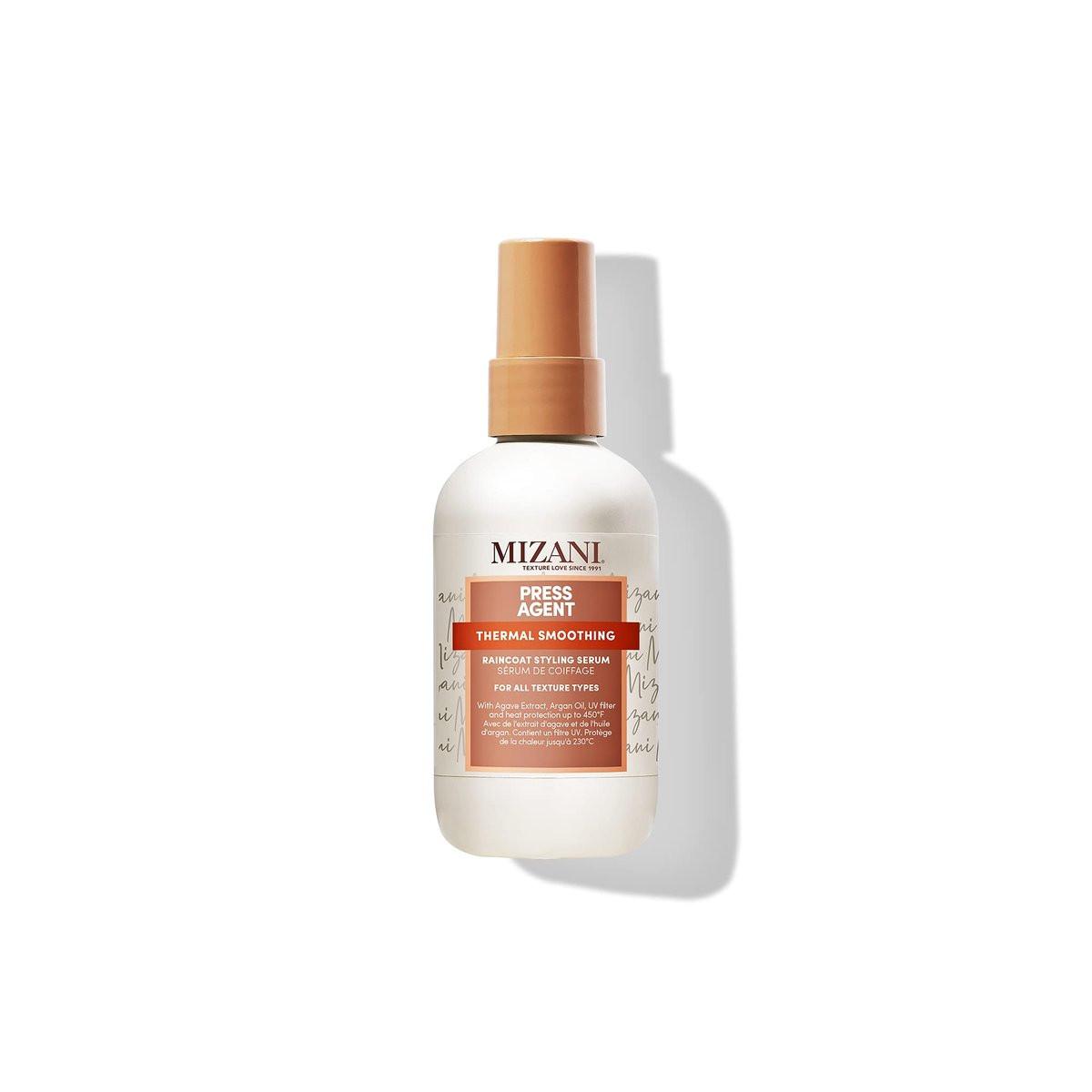 Mizani Press Agent Blow Dry Serum – Hitzestyling-Serum mit Arganöl für trockenes, frizziges Haar, Feuchtigkeit & Hitzeschutz, 100 ml