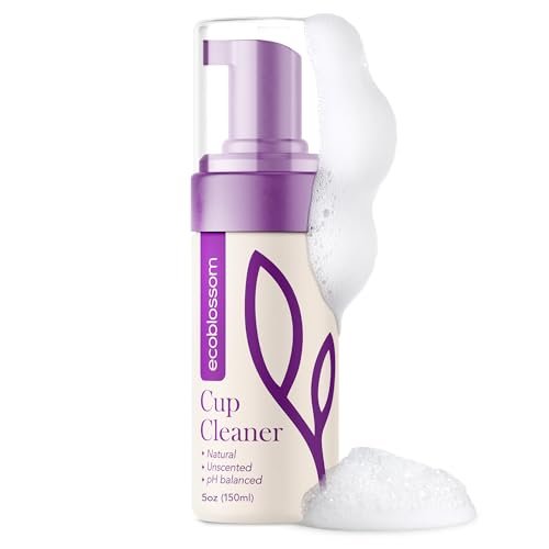 EcoBlossom Menstruationsbecher Reiniger – Ungelüfteter Schaumreiniger für Silikon-Periodenscheiben – 150 ml (5 oz)