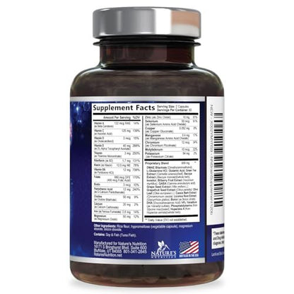 3X Gehirn Booster Kapseln – Nootropika für Konzentration, Klarheit und Fokus – Gedächtnis & kognitive Vitamine mit Bacopa, Phosphatidylserin & DMAE – 120 Kapseln