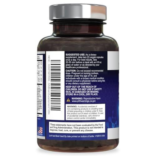 3X Gehirn Booster Kapseln – Nootropika für Konzentration, Klarheit und Fokus – Gedächtnis & kognitive Vitamine mit Bacopa, Phosphatidylserin & DMAE – 120 Kapseln