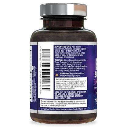 Gehirn Gedächtnis Ergänzung - 3X Stärke Nootropika für Konzentration, Klarheit & Fokus Unterstützung - Gehirngesundheit kognitive Vitamine mit Bacopa, Phosphatidylserin & DMAE, Gehirn Booster, 120 Kapseln
