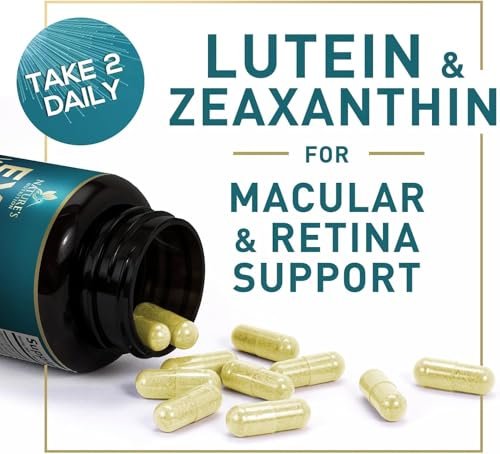 Augenvitamin 3-fach Stärke – Lutein & Zeaxanthin für Sehkraft, Makulagesundheit & trockene Augen – mit Zink, Vitamin C, E & Mineralien – 120 Kapseln