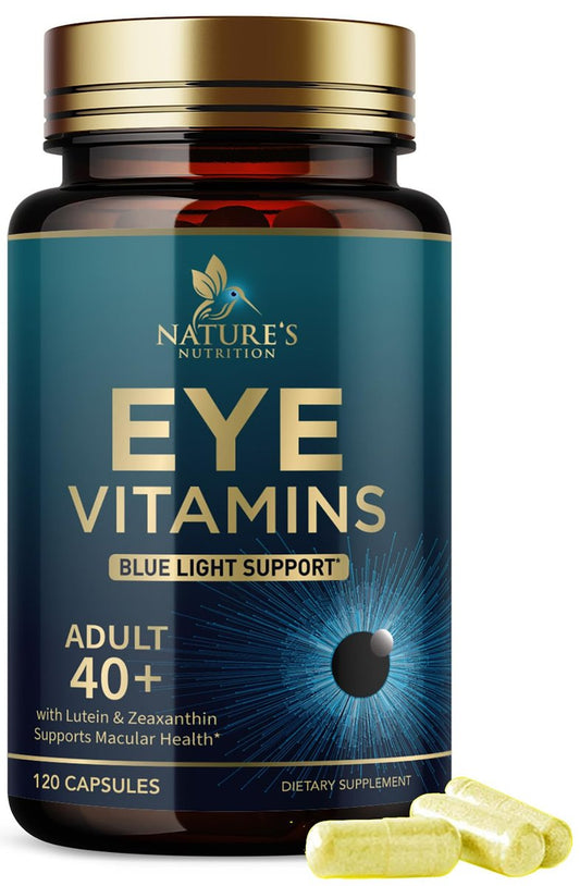 Augenvitamin 3-fach Stärke – Lutein & Zeaxanthin für Sehkraft, Makulagesundheit & trockene Augen – mit Zink, Vitamin C, E & Mineralien – 120 Kapseln
