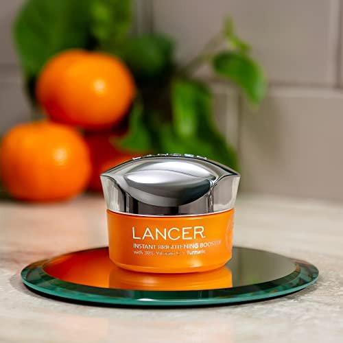 Lancer Skincare Instant Brightening Booster mit 30% Vitamin C und Kurkuma – Peeling-Anti-Aging-Nachtcreme, 50 ml