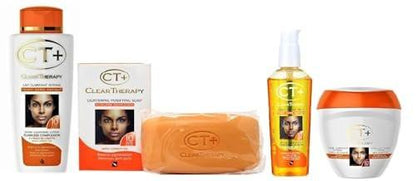 CT+ Clear Therapy Extra Lightening Hautpflegeset – Creme, Lotion, Seife & Serum (5-teilig)