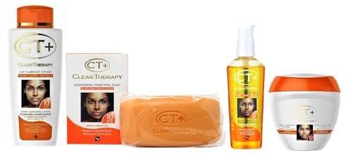 CT+ Clear Therapy Extra Lightening Hautpflegeset – Creme, Lotion, Seife & Serum (5-teilig)