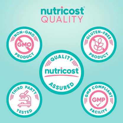 Nutricost Borsäure 600mg, 30 Kapseln - Vaginalzäpfchen - Non-GMO - für Frauen