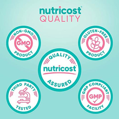 Nutricost Borsäure 600mg, 30 Kapseln - Vaginalzäpfchen - Non-GMO - für Frauen