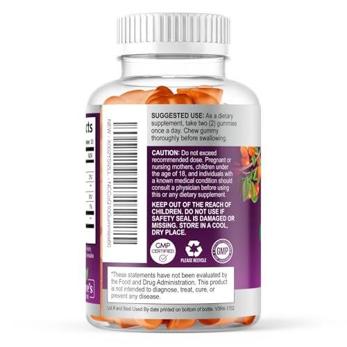 CoQ10 Gummis für Erwachsene - Coenzym Q10 100 mg pro Portion - 3-fache Stärke, hochabsorbierendes Antioxidans für Herzgesundheit und Energieproduktion - Co Q10 (Coq 10) Nahrungsergänzung - 60 Gummis