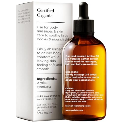 Gya Labs Arnica Öl - 30 ml - Trägeröl für Haare, Haut, Gesicht, Kopfhaut & Körpermassage