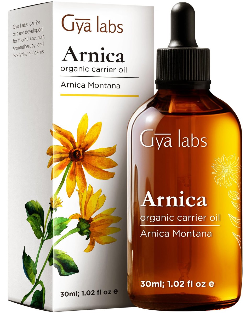 Gya Labs Arnica Öl - 30 ml - Trägeröl für Haare, Haut, Gesicht, Kopfhaut & Körpermassage
