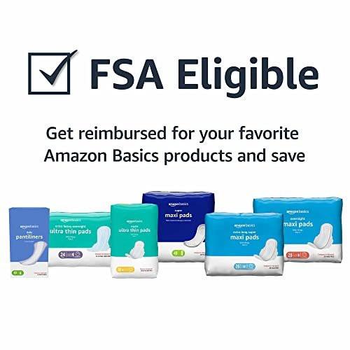 Tägliche Slipeinlagen von Amazon Basics, reguläre Länge, dünne saugfähige Damenbinden, unparfümiert, 50 Stück