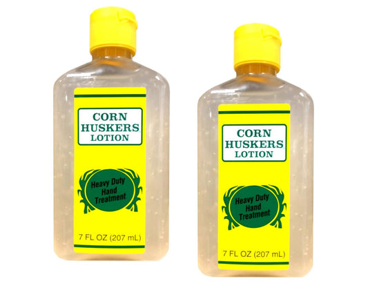 Corn Huskers Hand Lotion für trockene, rissige Hände – schnell einziehend, nicht fettend, schützende Barrierecreme, Feuchtigkeitscreme für raue Haut & Hornhaut, intensive Linderung für Männer und Frauen, 2 x 207 ml