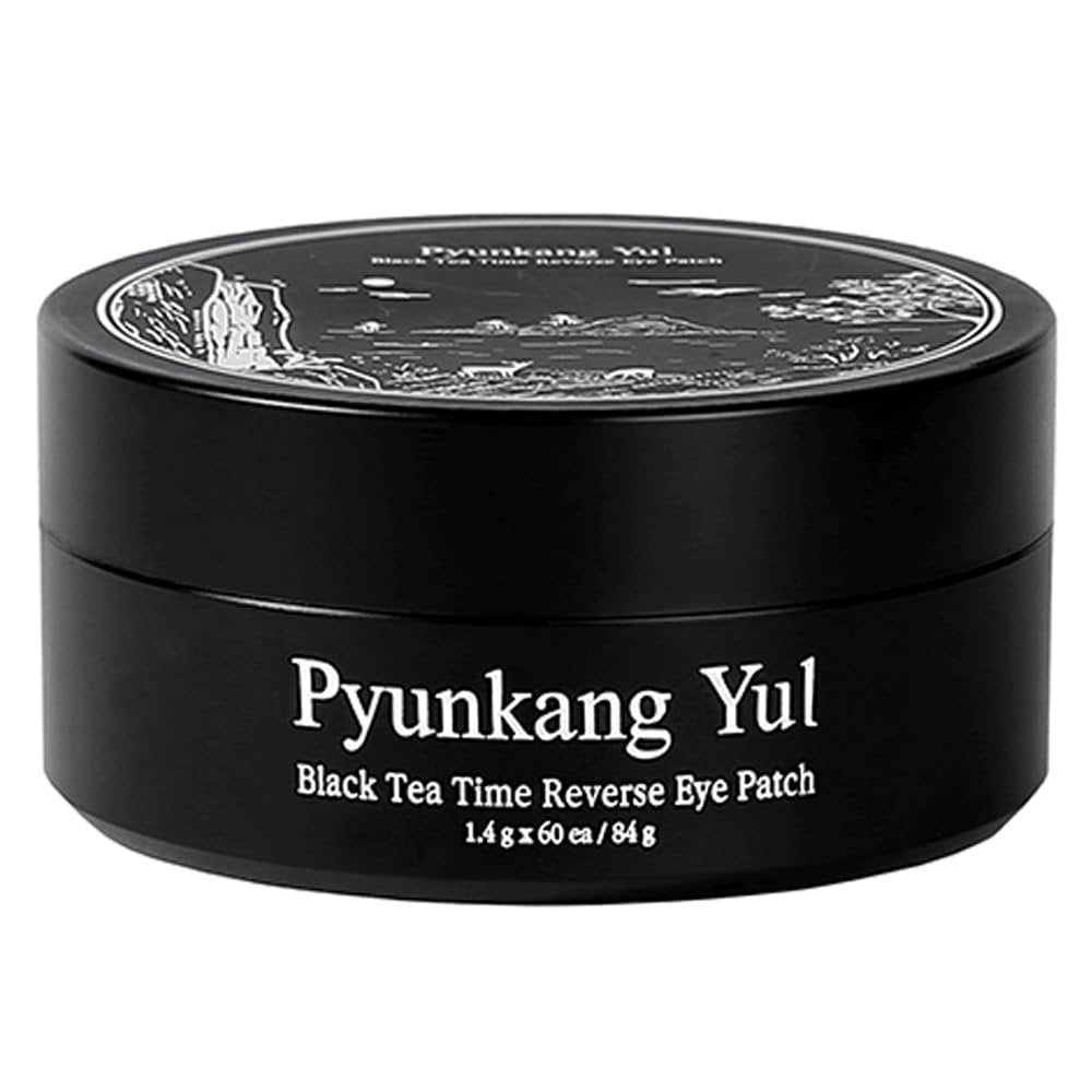 Pyunkang Yul Black Tea Time Reverse Eye Patch – Anti-Aging Augenpflaster mit Kombucha & Kollagen (60 Stück)