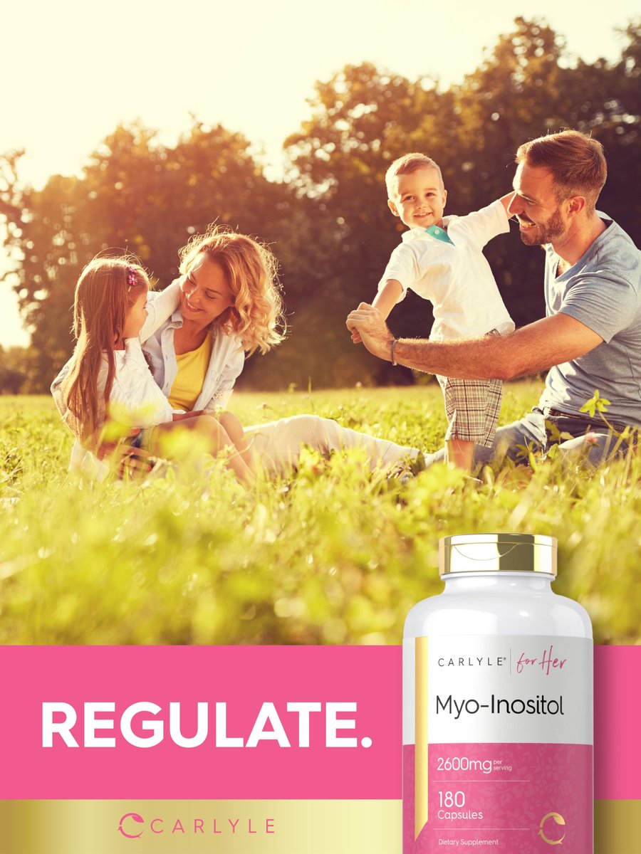 Carlyle Myo-Inositol 2600 mg | 180 Kapseln | Hochdosiertes Nahrungsergänzungsmittel | Non-GMO, Glutenfrei