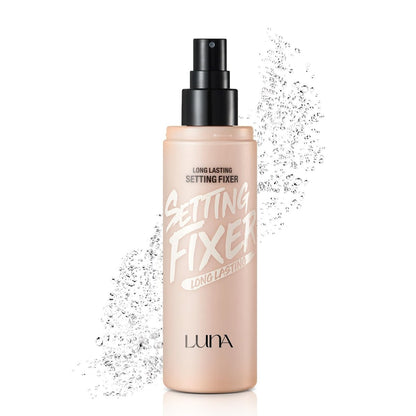 LUNA Lang anhaltender Setting Fixer Spray 3,3 fl oz – Gewichtsloser Micro-Fine Nebel, Natürlicher Finish, Nicht austrocknende Formel für alle Hauttypen, Koreanisches Make-up