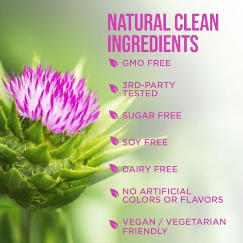 Liver Cleanse Detox & Repair Formula – 20-in-1 Fortschrittliche Leberunterstützung mit Mariendistel, Löwenzahnwurzel, Artischockenextrakt, Kurkuma, Cholin & Rote Bete – 120 vegane Kapseln