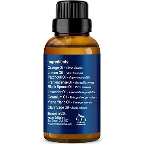 Stress Relief ätherisches Öl Blend 30 ml – Beruhigendes Öl für Diffuser & Aromatherapie – Fördert Entspannung & Ruhe – Nexon Botanics