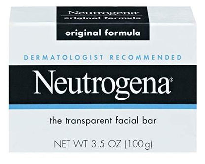 Neutrogena Original Seifenstück, 3,5 Unzen (6er-Pack) – Sanfte Reinigung für empfindliche Haut
