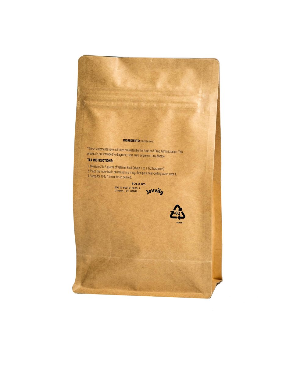 Jovvily Baldrianwurzel - 8 oz - Geschnitten & Gesiebt - Kräutertee - Ohne Füllstoffe oder Zusätze