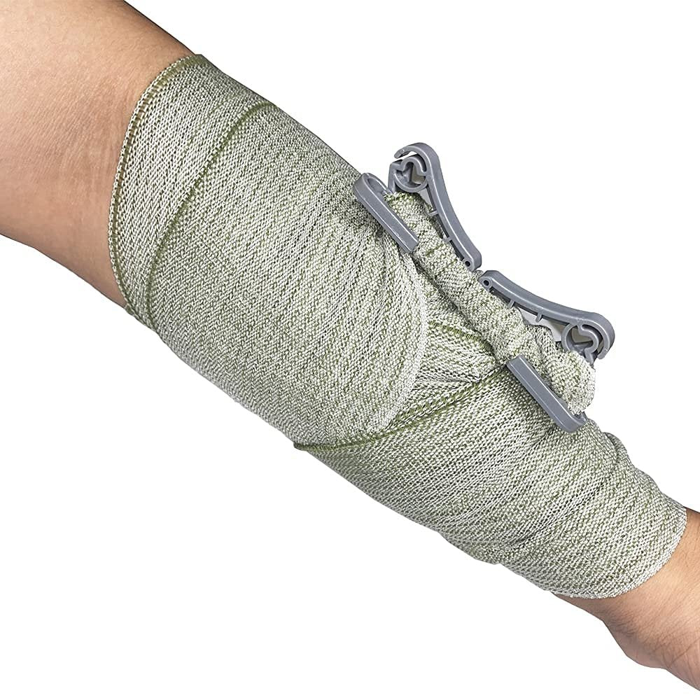 RHINO RESCUE 6" Israeli Style Notverband, Kompressions-Wundverband, medizinisch steril vakuumversiegelt, taktische Erste-Hilfe-Ausrüstung IFAK, 2 Stück