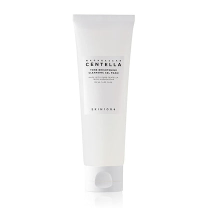 SKIN1004 Tone Glowing Reinigungs-Gel-Schaum, 125ml – Make-up-Entferner & Gesichtsreiniger mit Madagaskar Centella Asiatica & MadeWhite, koreanischer feuchtigkeitsspendender Gel-Gesichtsreiniger, koreanische Hautpflege