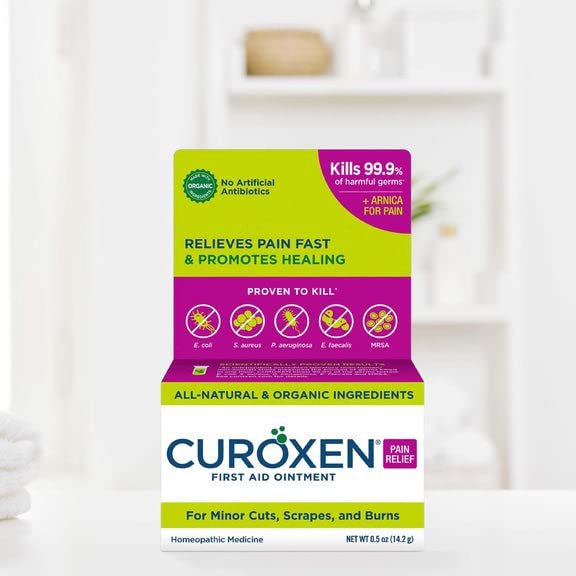 CUROXEN Wundsalbe mit Arnika – Erste-Hilfe-Salbe für Schnitte, Schürfwunden und Verbrennungen, 0,5 oz