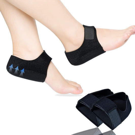 JUMPOW Gel-Fersenpolster für Plantarfasziitis, Fersenschmerzen & Achillessehnenentzündung - Schutz & Polster für Männer & Frauen